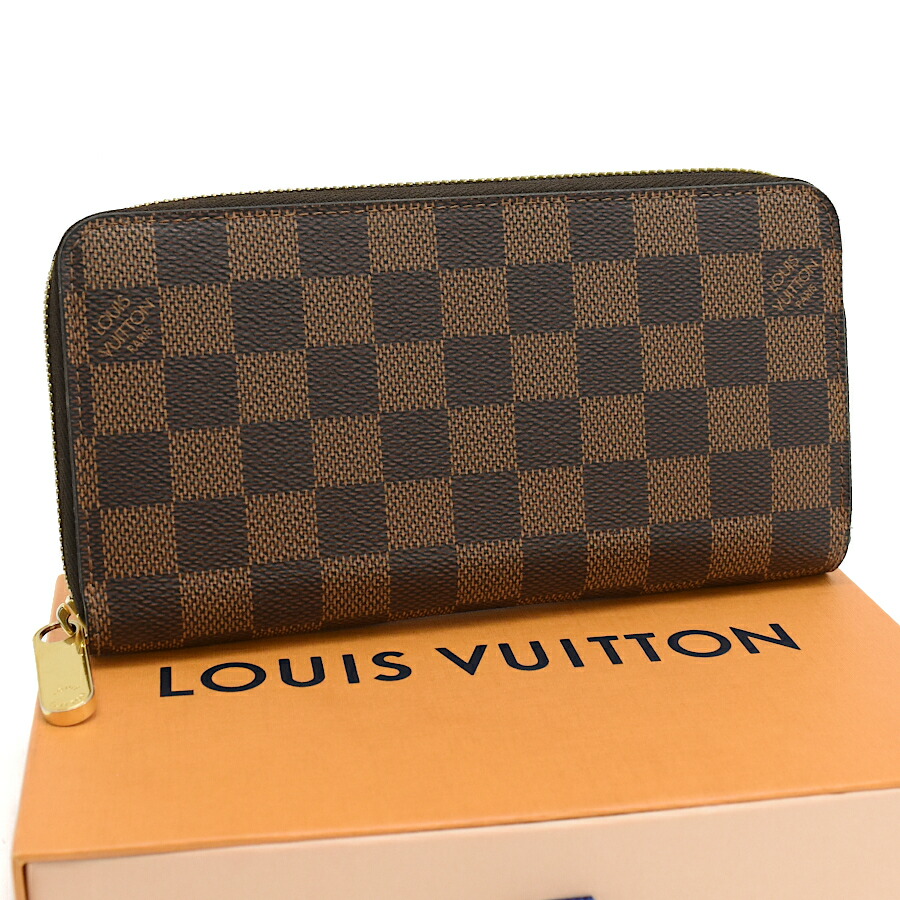 楽天市場】【中古】 ルイヴィトン ダミエ ジッピーウォレット N41661