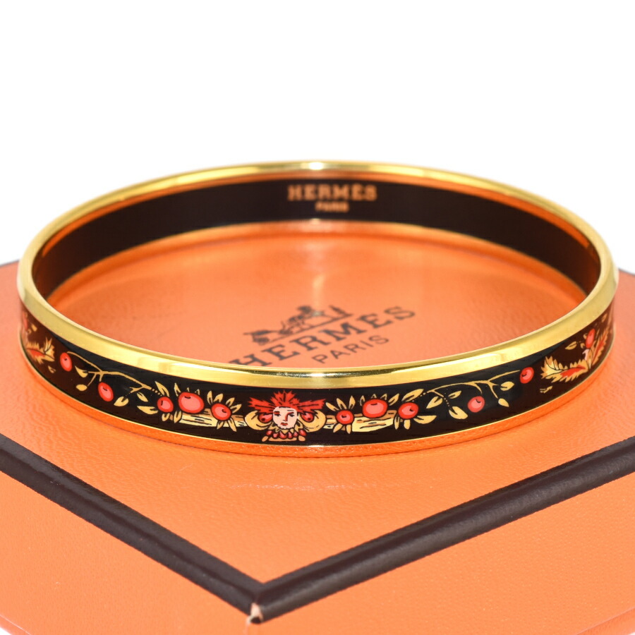 楽天市場】【ジュエリー】HERMES エルメス エマイユ GM バングル
