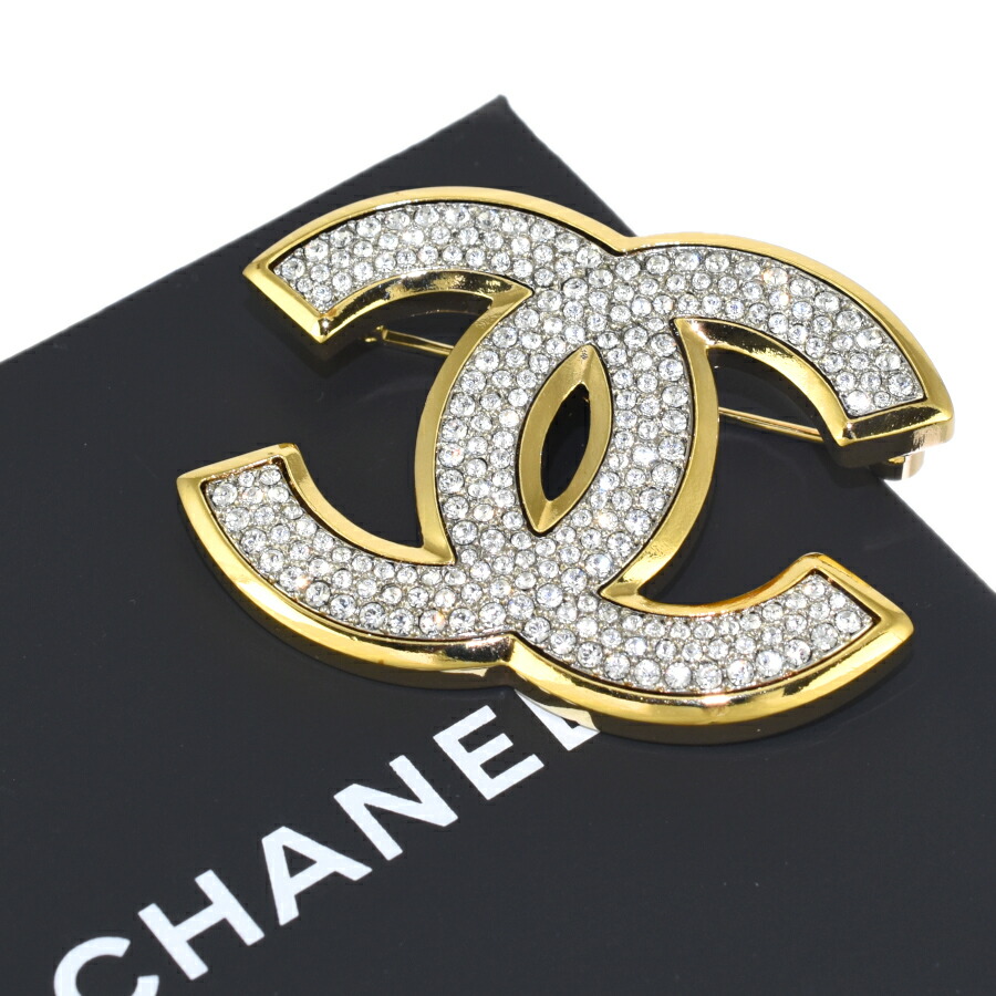 楽天市場】シャネル CHANEL スターモチーフ CCマーク ラインストーン 
