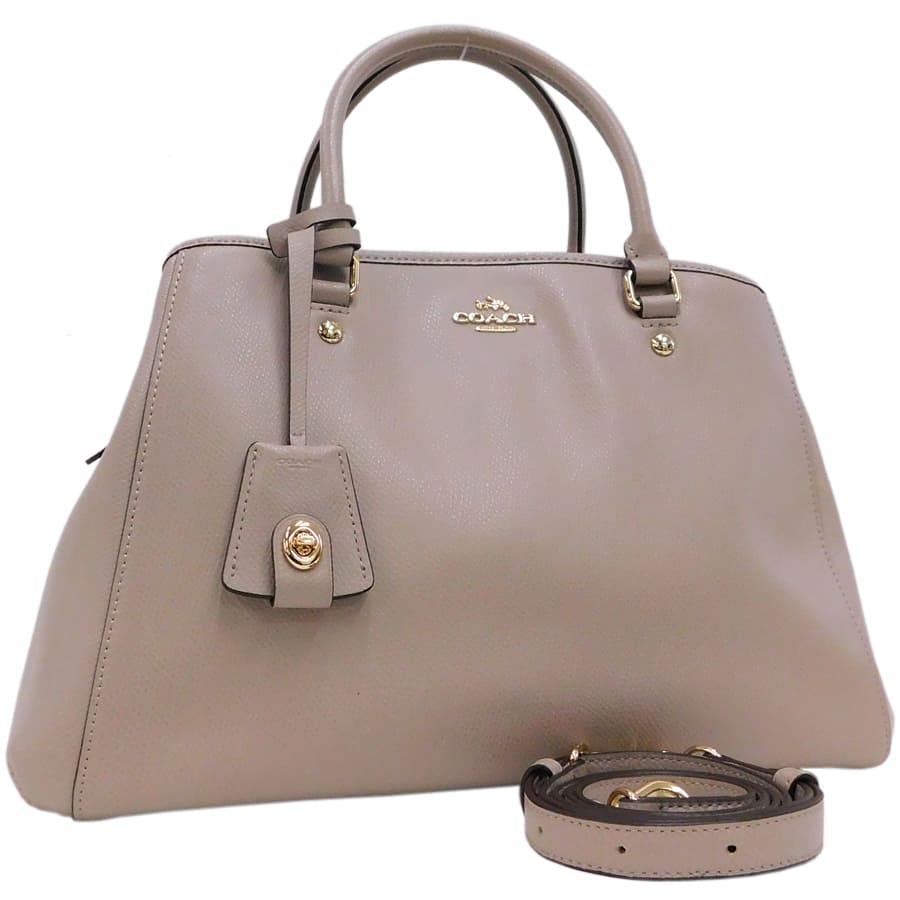【中古】コーチ 2wayバッグ F34607 ベージュ系 レザー マーゴット レディース お洒落 お出掛け COACH[送料無料]｜ブランドリサイクルストアスマイル