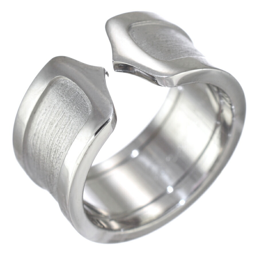 【中古】カルティエ #54 14号 C2 リング 指輪 K18ホワイトゴールド Cartier [美品][送料無料]