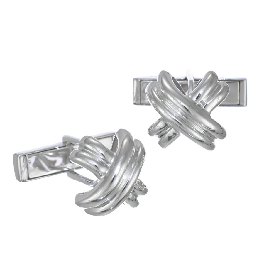 楽天市場】ティファニー カフス コンビ シルバー925 ツイスト K18 袋