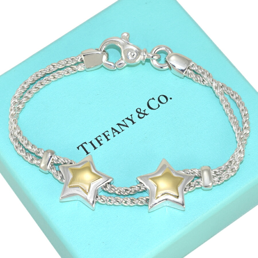 楽天市場】【中古】新品同様 ティファニー ダブルロープ ブレスレット