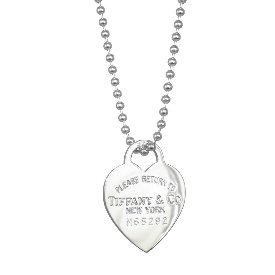 【中古】新品同様 ティファニー リターントゥ ハートタグ ペンダント ロング ネックレス スターリングシルバー 925 TIFFANY&CO. [美品][送料無料]