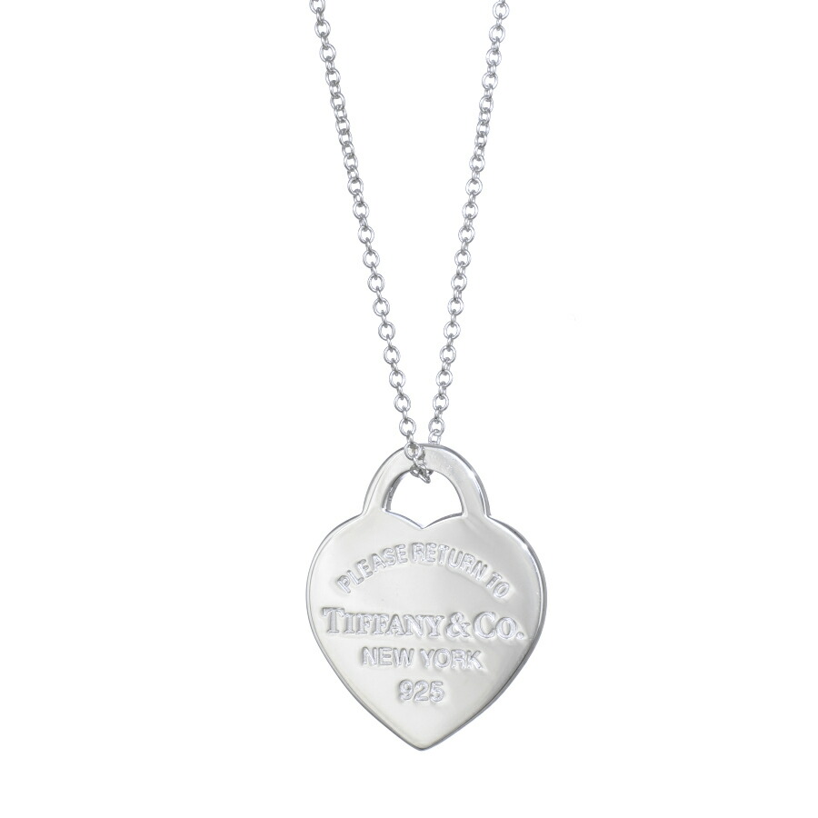 【中古】新品同様 ティファニー リターントゥ ハート タグ ペンダント ネックレス スターリングシルバー 925 TIFFANY&CO. [美品][送料無料]｜ブランドリサイクルストアスマイル 19,738円