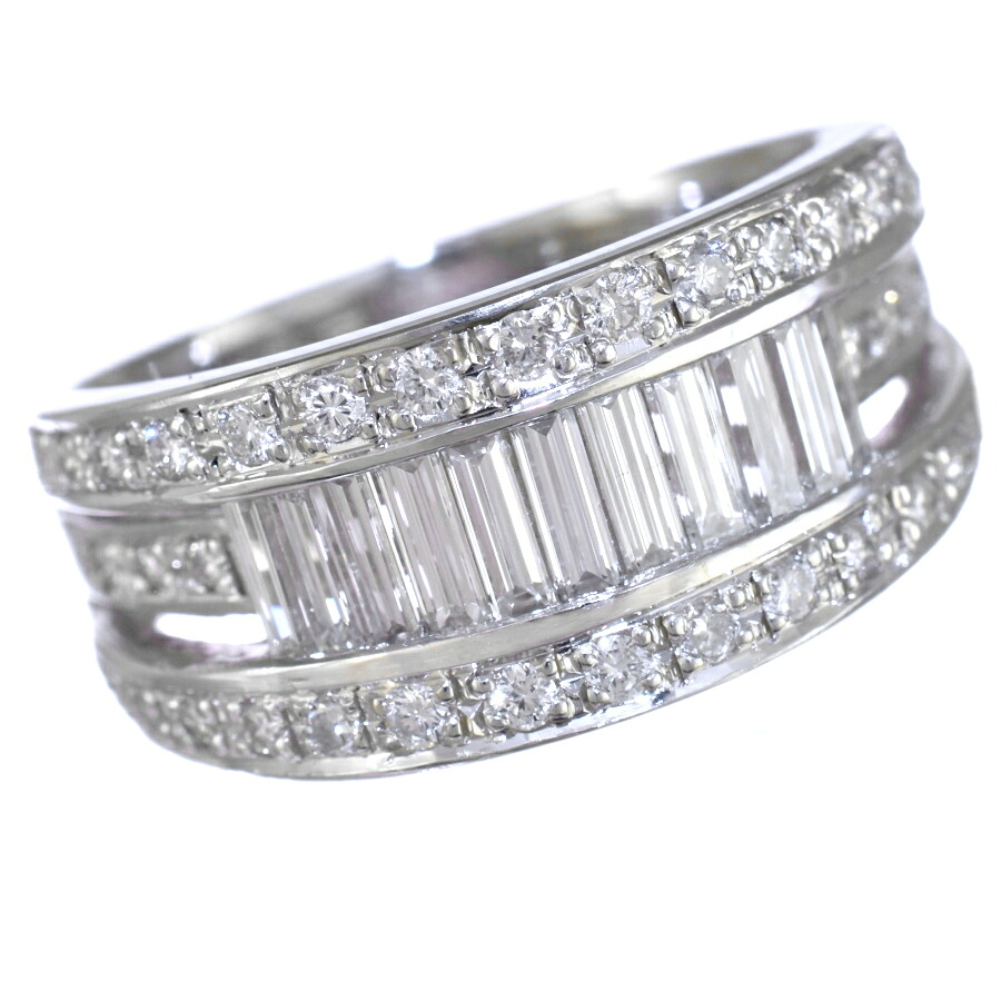 【中古】新品同様 リング 指輪 13号 プラチナ900 ダイヤモンド 1.00ct [美品][送料無料]｜ブランドリサイクルストアスマイル