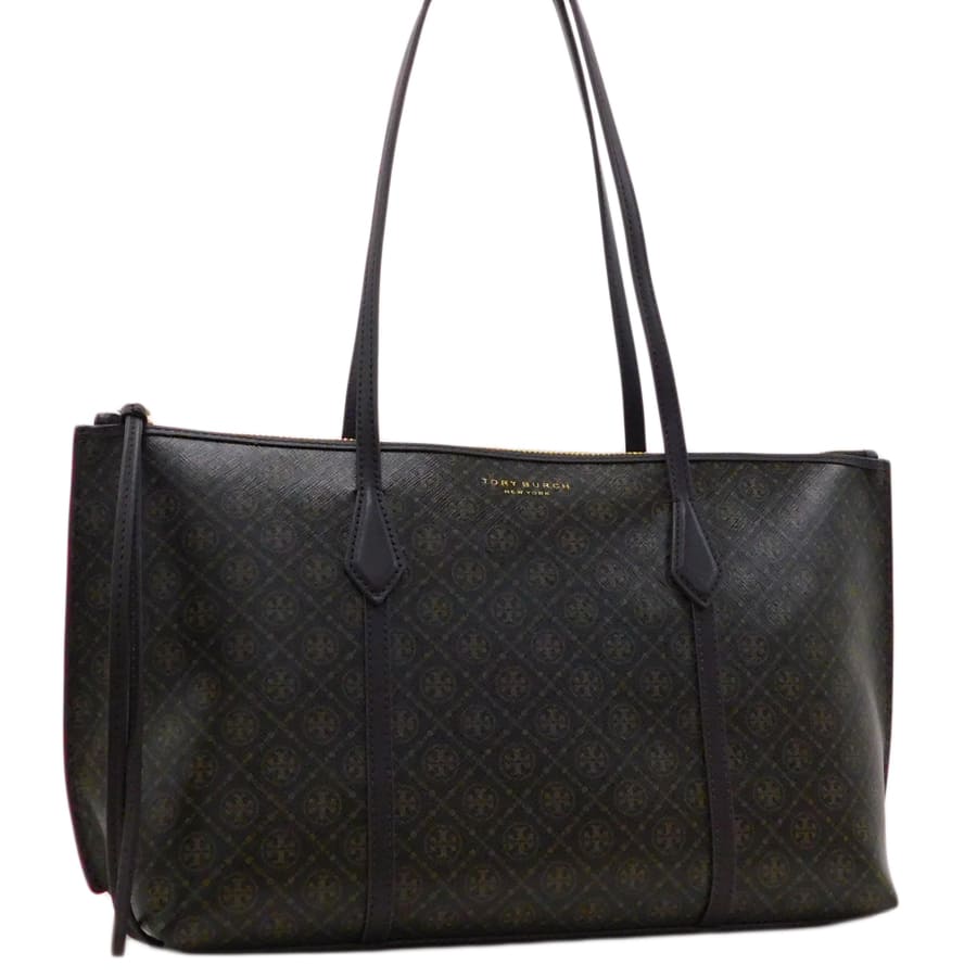 【中古】トリーバーチ トートバッグ 赤銅色系 なめし革 ペリー 大収容能力 レディース TORY BURCH[貨物輸送無料] トートバッグ-レディースバッグ-バッグ