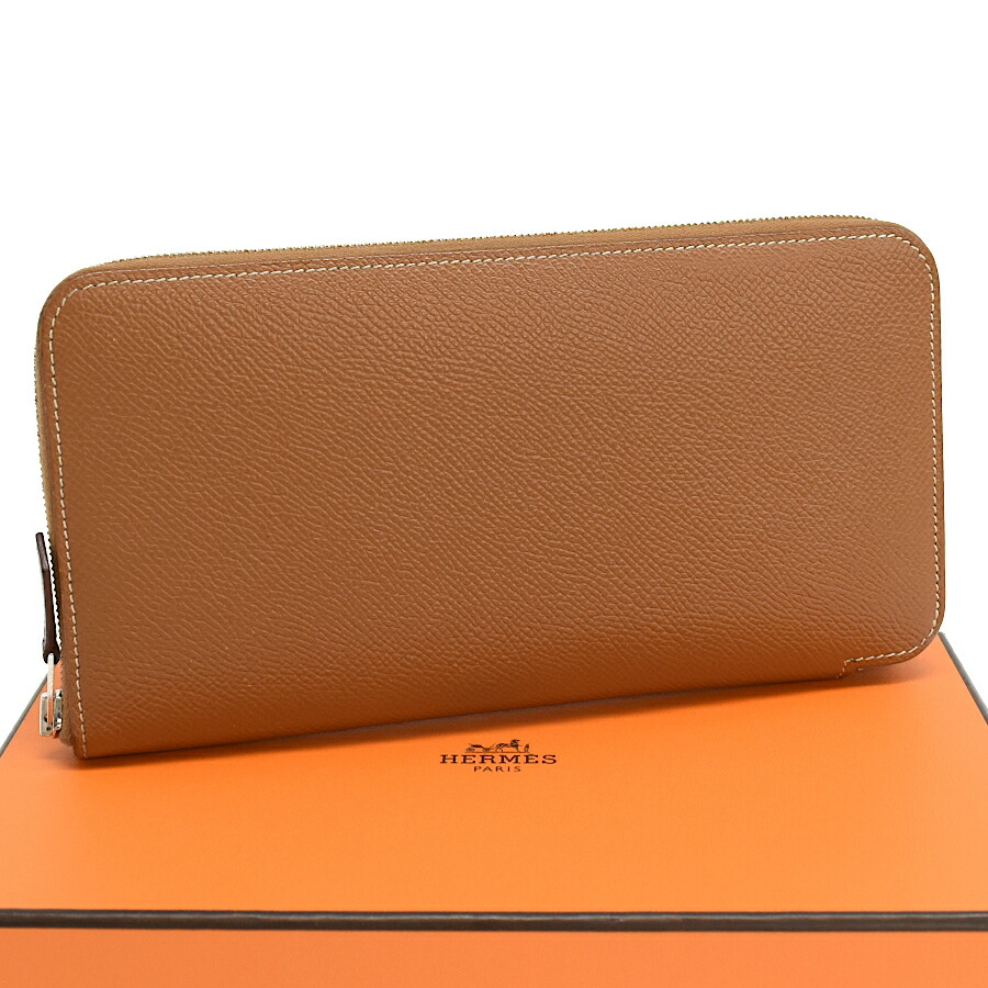【中古】エルメス アザップ シルクイン ラウンドファスナー 長財布 Z刻印 レザー ブラウン HERMES Azap Silk'In[美品][送料無料]｜ブランドリサイクルストアスマイル