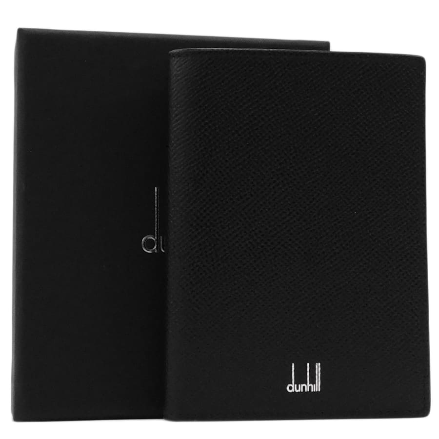 【中古】新品同様 ダンヒル カードケース DU18F2470CA001 レザー カドガン ブラック系 メンズ dunhill[送料無料]｜ブランドリサイクルストアスマイル