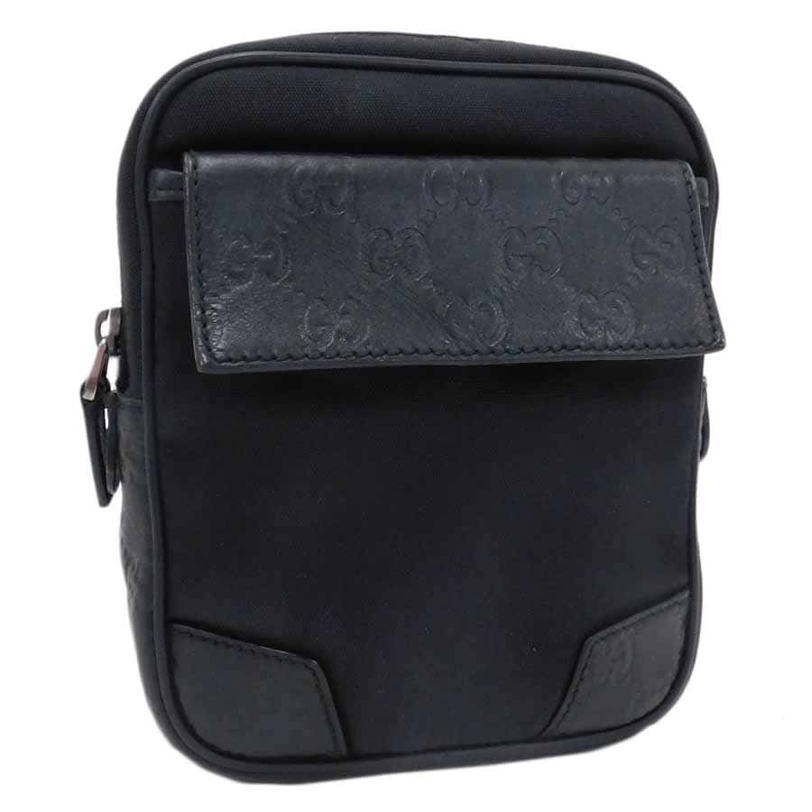 【中古】グッチ グッチシマ ナイロン ウエストポーチ ウエストバッグ 161823 ブラック系 シマレザー&times;ナイロンジャカード グッチシマ 肩掛け ユニセックス コンパクト GUCCI[送料無料]｜ブランドリサイクルストアスマイル 27,820円