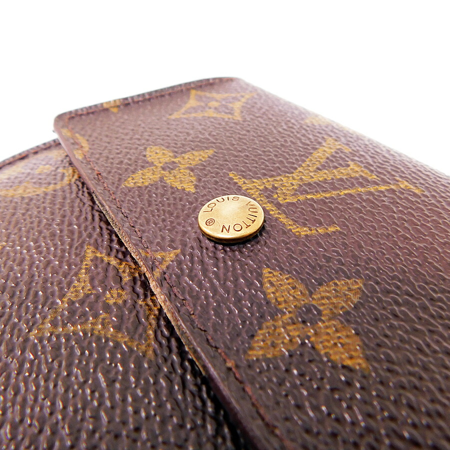 ルイヴィトン Wホック財布 ポルトモネビエカルトクレディ M Vuitton モノグラム ブラウン Louis Vuitton 中古 ブランドリサイクルストアスマイル 中古 財布 普段 M Louis 茶 Lv 財布 人気 コンパクトで使いやすいデザインの財布 です