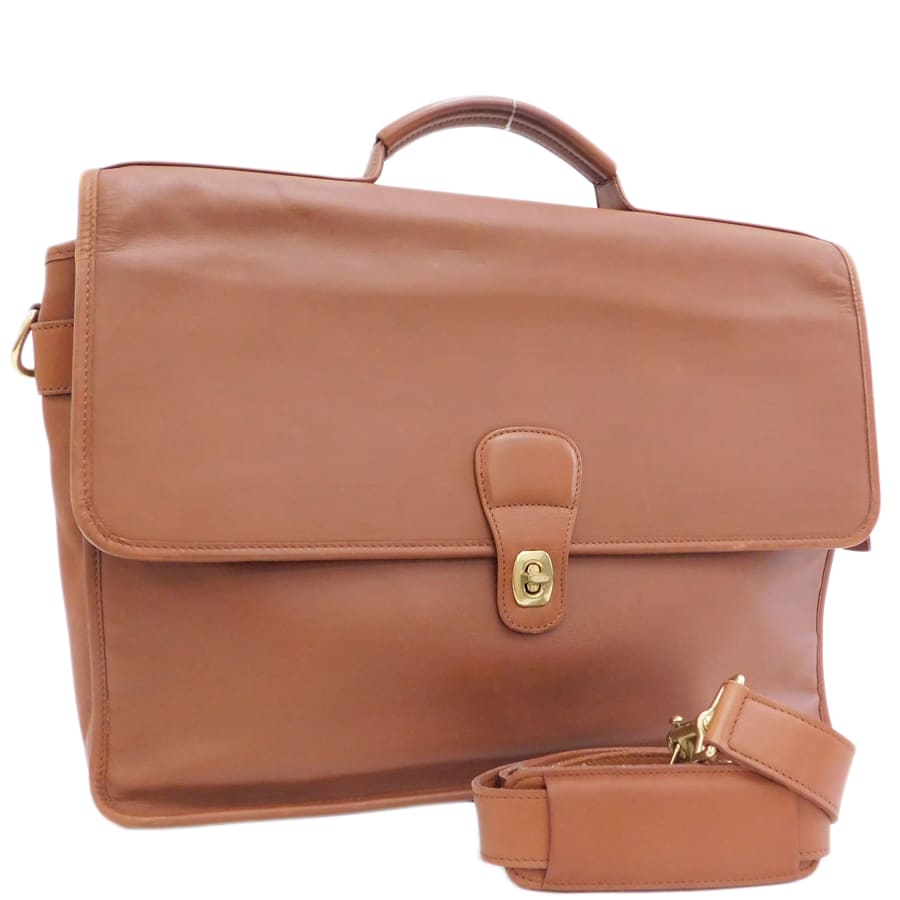 【中古】コーチ ビジネスバッグ 0542 ブラウン系 レザー クラブタンレザー お出掛け 通勤 COACH [送料無料]｜ブランドリサイクルストアスマイル