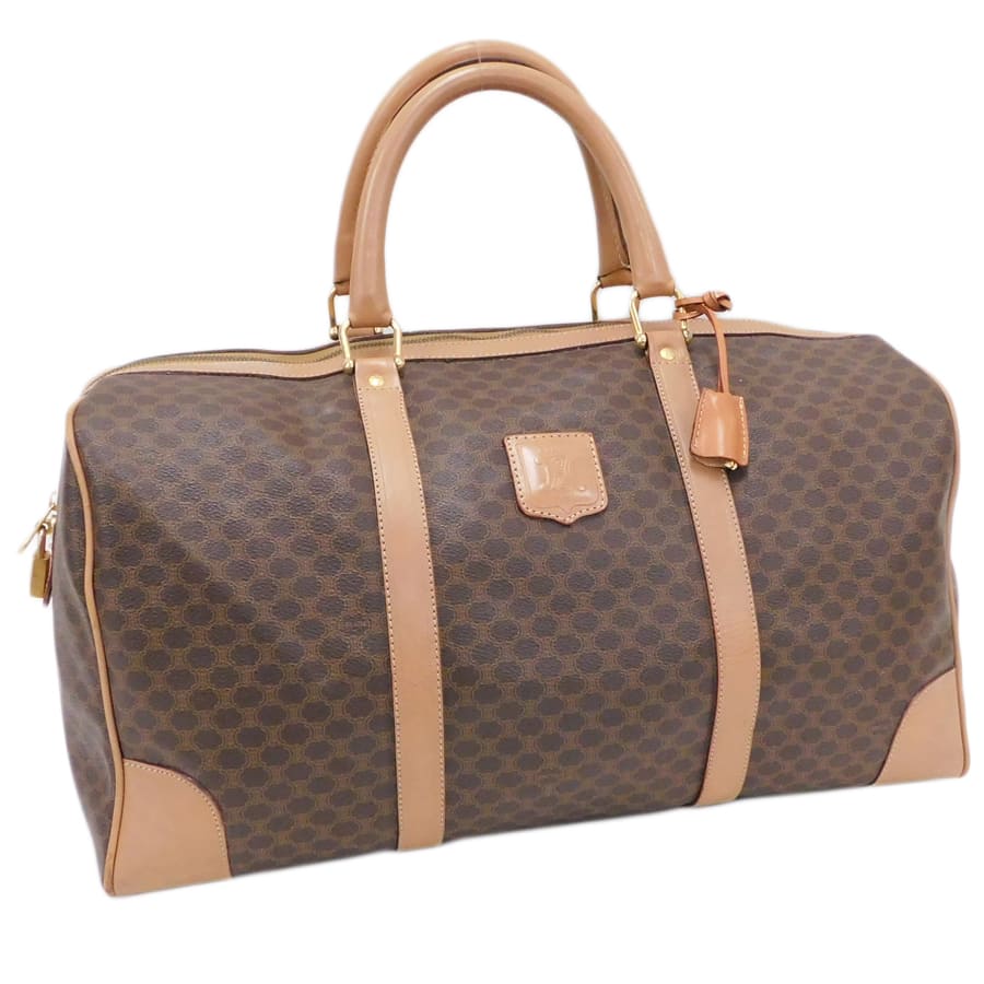 極美品✨オールド セリーヌ マカダム ミニ ボストンバッグ ハンドバッグ 日本直送 名牌中古包 】CELINE セリーヌ マカダム ボストン