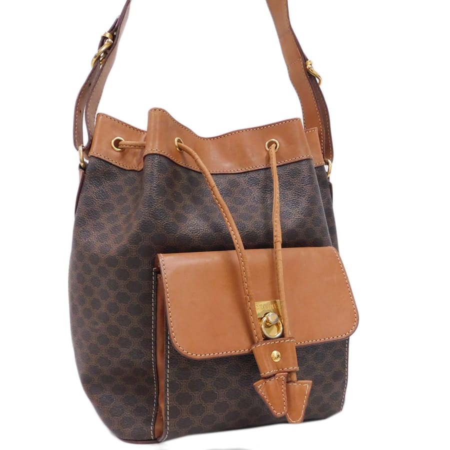 タグ付き ✨ セリーヌ マカダム柄 巾着 ショルダーバッグ ワン PVC 楽天市場】【バッグ】CELINE セリーヌ マカダム柄 巾着バッグ