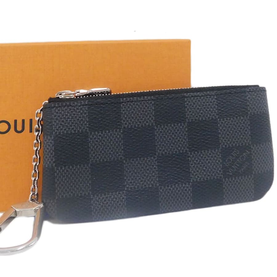 【中古】新品負けず劣らず ルイヴィトン コインケース 薄墨色×黒いこと系 PVC ダミエグラフィット LOUIS VUITTON[貨物輸送無料]