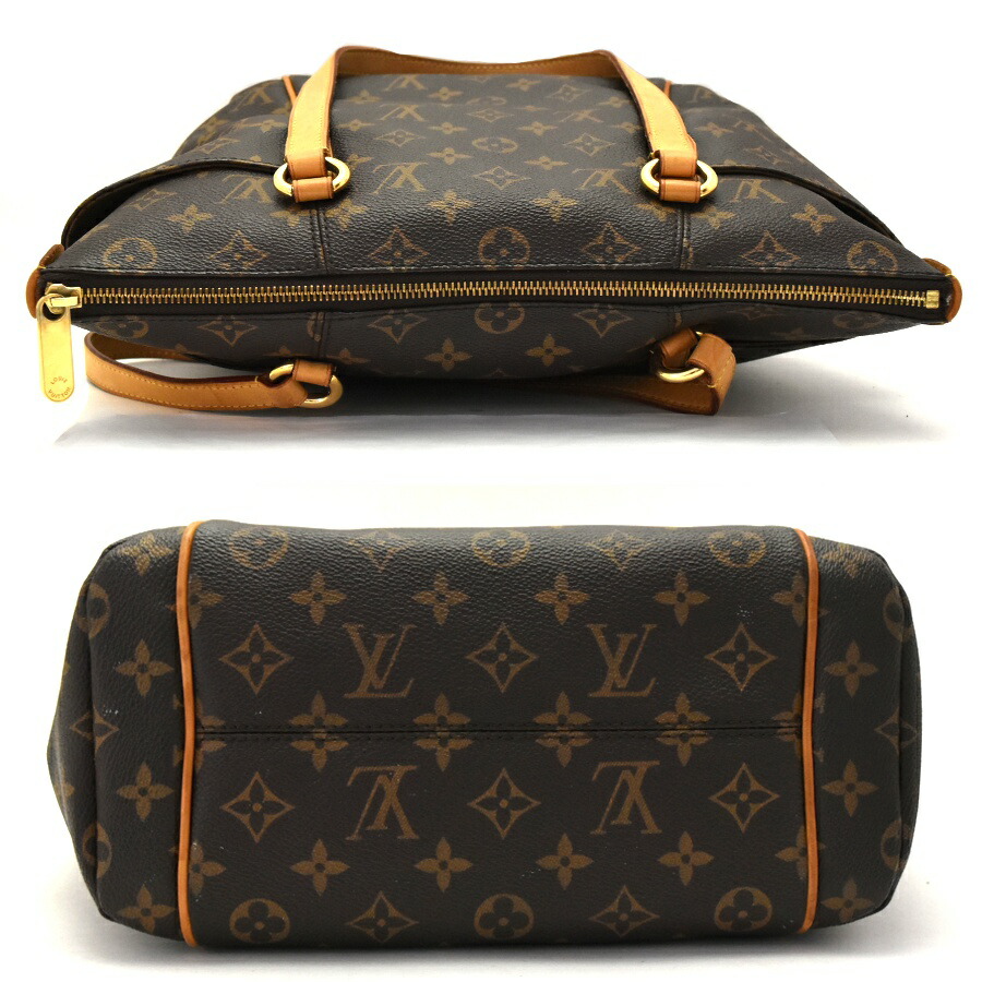 トートバッグ レザー キャンバス トータリーpm モノグラム Louisvuitton ルイヴィトン トートバッグ レディース M566 中古 トートバッグ お出かけ ブラウン Louisvuitton 送料無料 ブランドリサイクルストアスマイル 中古 送料無料 バッグ 普段使い ブランド