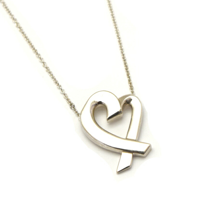 初回限定 中古 ティファニー ネックレス レディース Sv925 ラビングハート 4 9g 48cm Tiffany Co 美品 超特価激安 Www Estelarcr Com