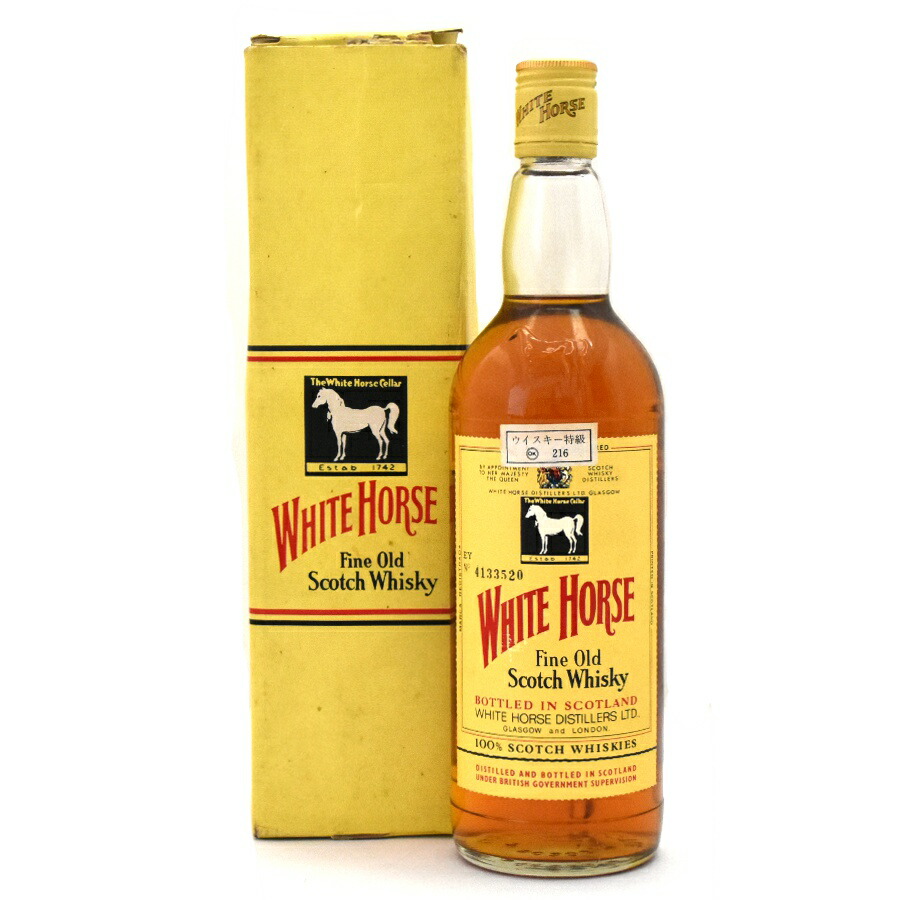 贈り物 中古 ウイスキー 誕生日 760ml 父の日 古酒 飲み会 中古 送別 中古 送料無料 未開栓 酒 お祝い Whitehorse 退職 ホワイトホース ファインオールド 特級 ウィスキー ウイスキー スコッチ Fineold Scotchwhisky 旧ラベル 760ml 43度 Whitehorse 送料無料