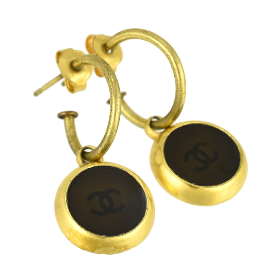 楽天市場】CHANEL(シャネル) ココマーク フープピアス メタル(GP