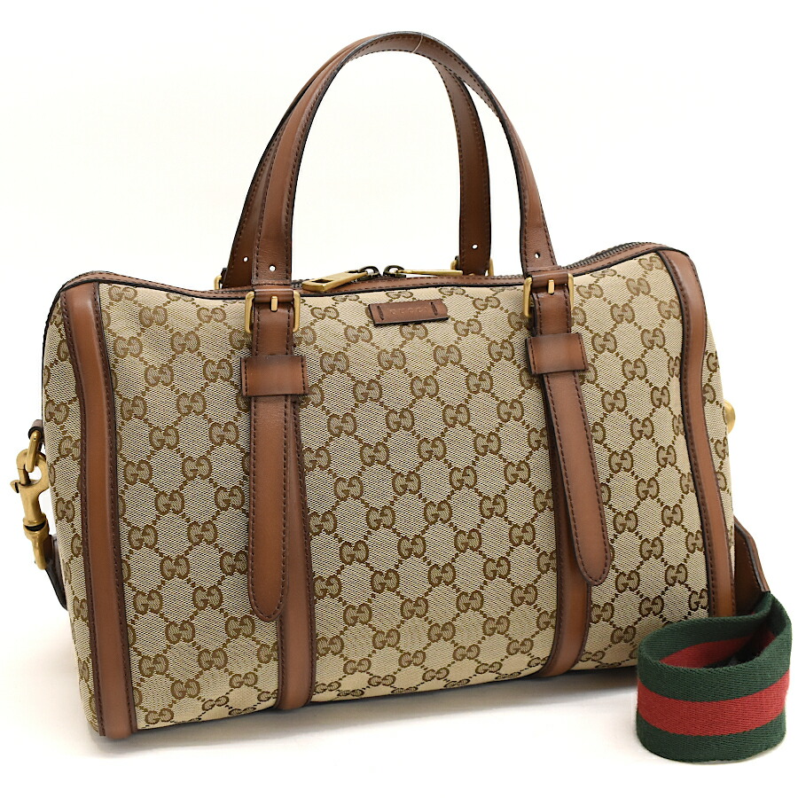 GUCCIボストンバッグ　ベージュ　ハンドバッグ 楽天市場】【中古】 GUCCI （グッチ） ﾐﾆﾎﾞｽﾄﾝﾊﾞｯｸﾞ バッグ