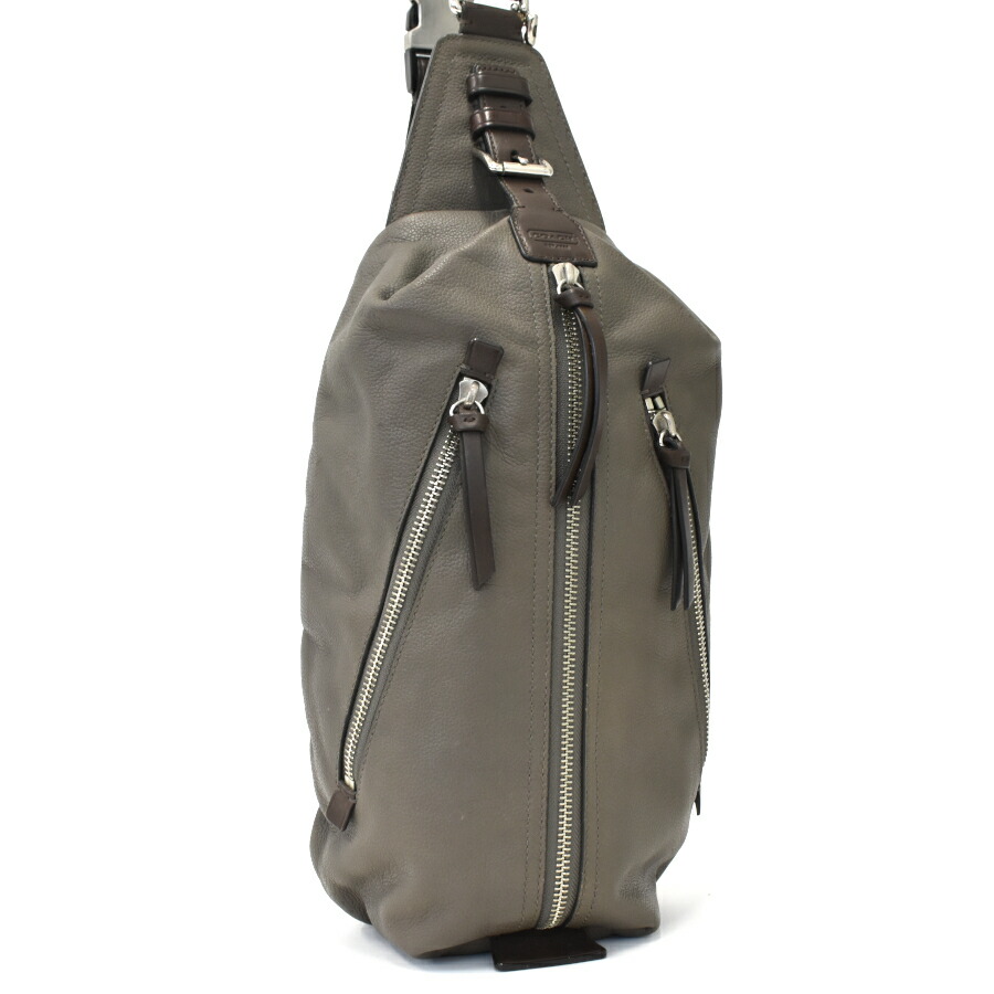 楽天市場】【バッグ】COACH コーチ トンプソン レザー スリング ボディ