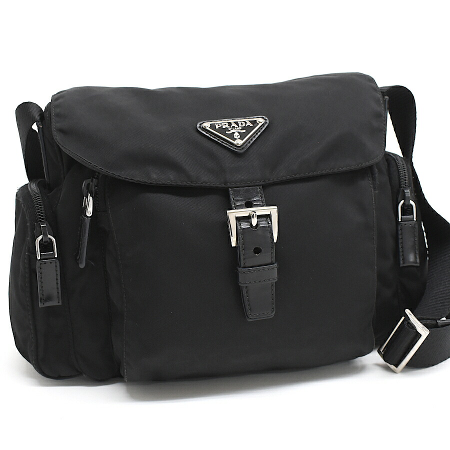 美品/現行✨プラダ メッセージジャーバッグ ショルダー BT0696 ブラック 2vd769-2dmh-f0002.jpg
