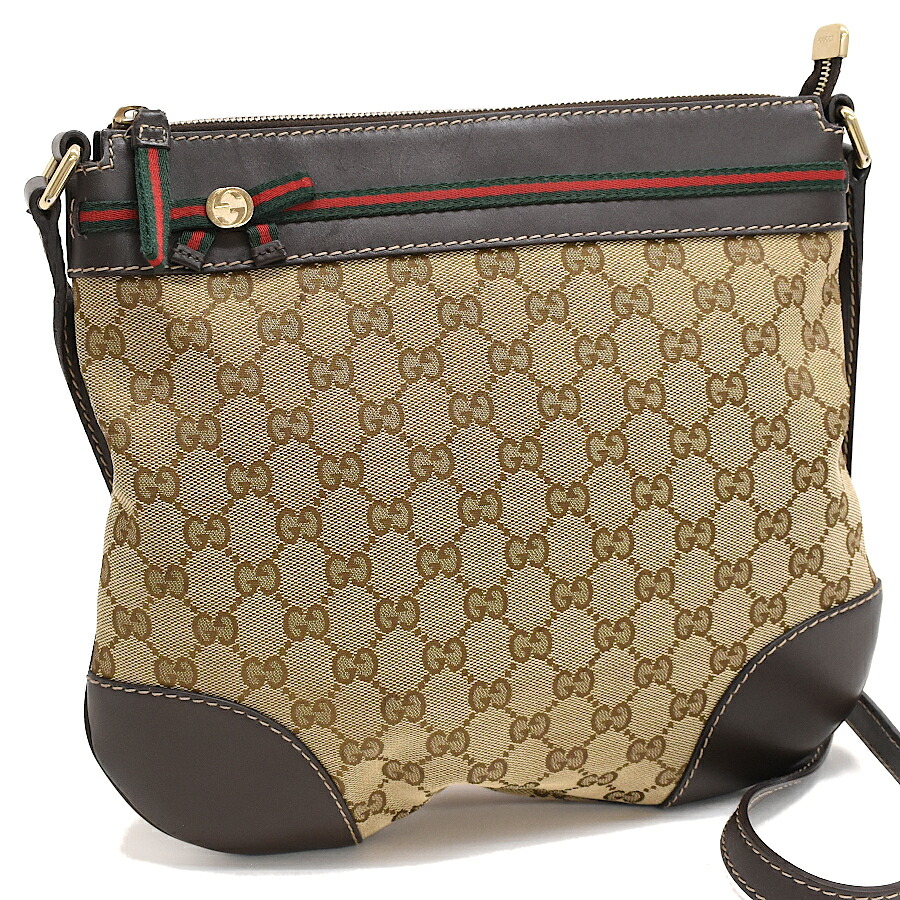 【中古】グッチ ショルダーバッグ メイフェア 257065 GGキャンバス ベージュ ゴールド金具 GUCCI[送料無料]
