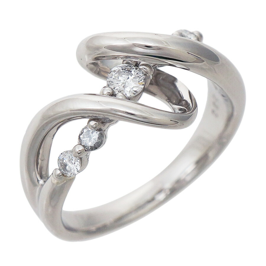 【中古】リング プラチナ900 ダイヤモンド 0.30ct 8号 レディース ジュエリー [送料無料]｜ブランドリサイクルストアスマイル