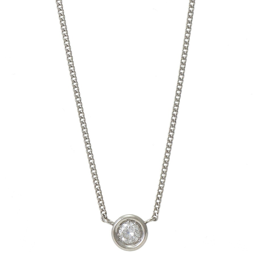 【中古】ペンダント プラチナ900 プラチナ850 ダイヤモンド 0.393ct レディース ジュエリー [送料無料]