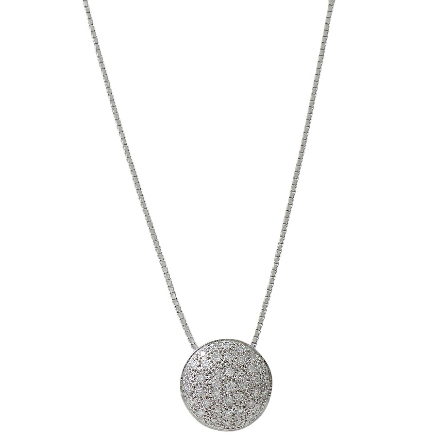 【中古】ペンダント プラチナ900 プラチナ850 ダイヤモンド 0.50ct レディース ジュエリー [送料無料]｜ブランドリサイクルストアスマイル
