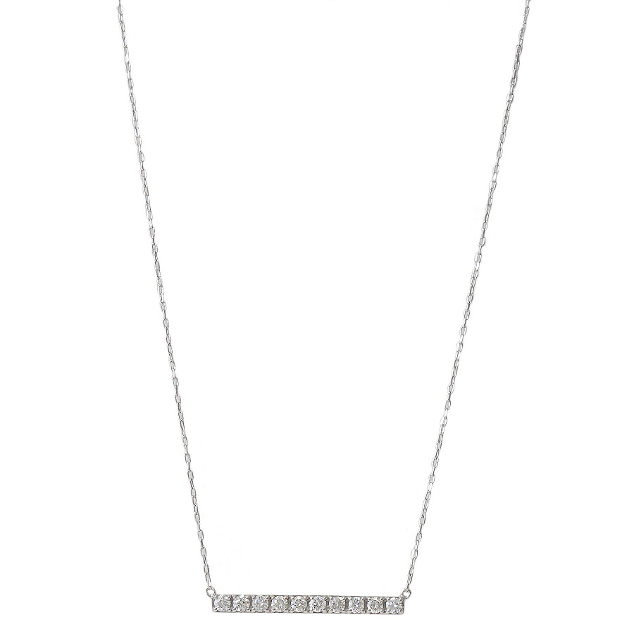 【中古】ペンダント K18ホワイトゴールド ダイヤモンド 0.44ct 2.1g レディース ジュエリー [送料無料]｜ブランドリサイクルストアスマイル