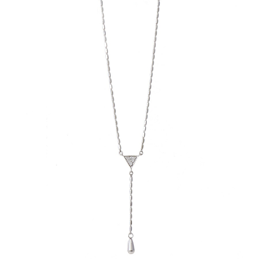 【中古】ネックレス プラチナ900 プラチナ850 ダイヤモンド 0.12ct レディース ジュエリー [送料無料]