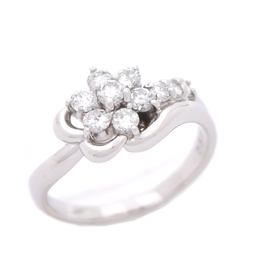【中古】リング プラチナ900 ダイヤモンド 0.56ct レディース ジュエリー [送料無料][美品]