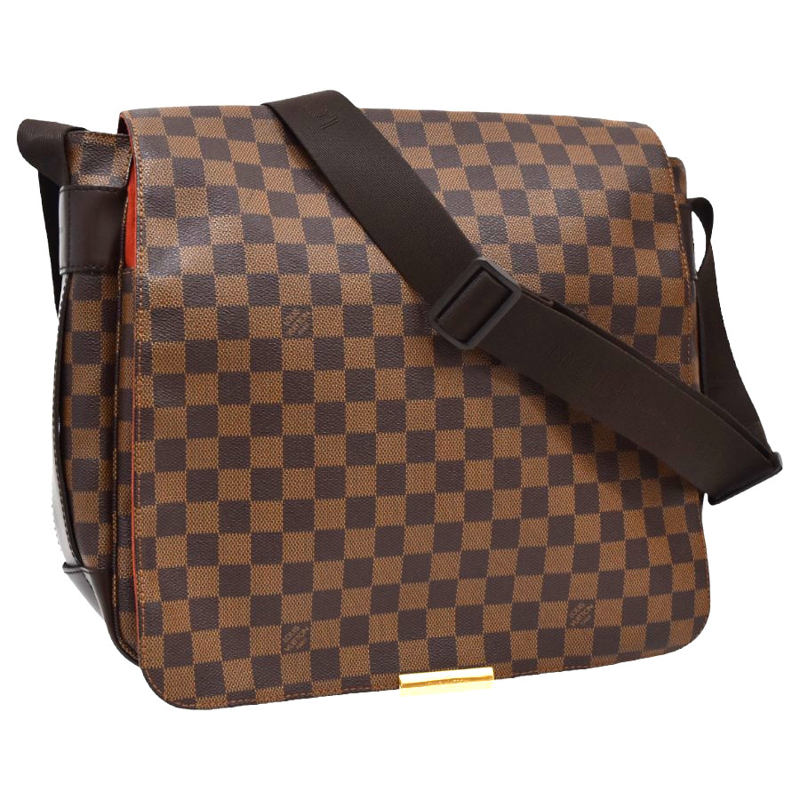 【中古】ルイヴィトン ショルダーバッグ バスティーユ ダミエ N45258 キャンバス&times;レザー メンズ ブラウン LOUIS VUITTON [美品][送料無料]｜ブランドリサイクルストアスマイル