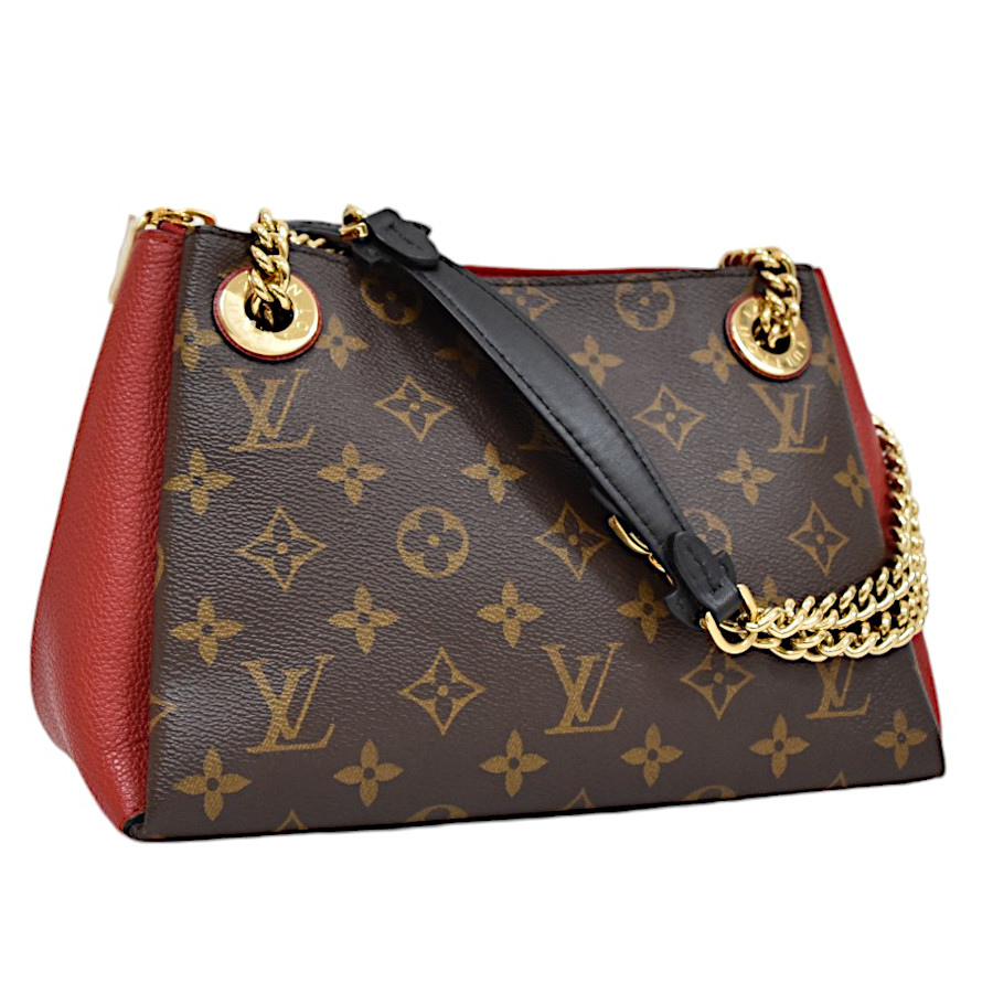 【中古】ルイヴィトン チェーンショルダーバッグ スレンヌBB M43776 モノグラム キャンバス×レザー レディース スリーズ LOUIS VUITTON [美品][送料無料]