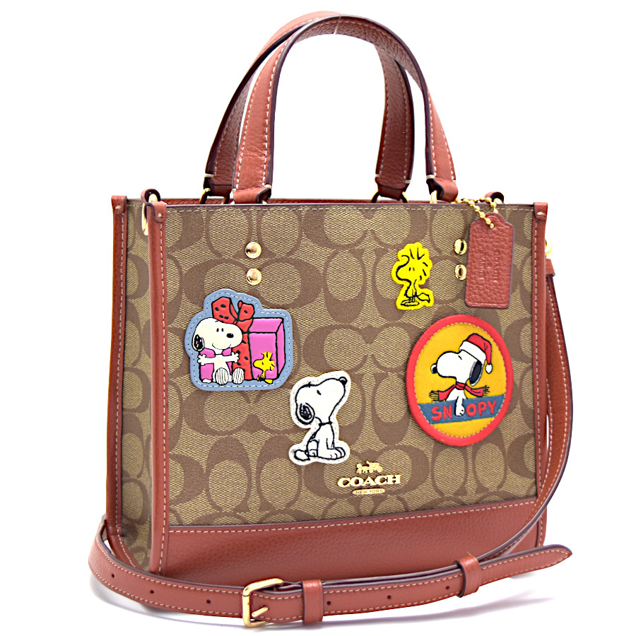 中古】コーチ ショルダーバッグ ビートサドルバッグ シグネチャー  