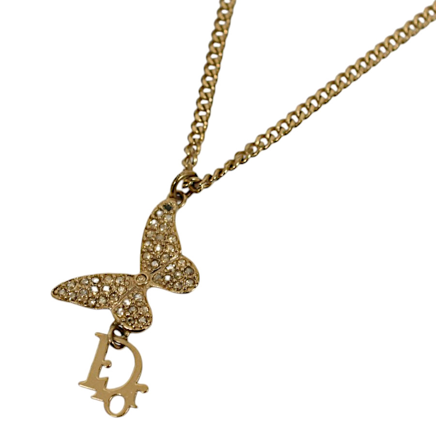 【蝶のモチーフが美しい♡】Dior ネックレス DIOR | ネックレス トワル ドゥ ジュイ パピヨン メタル