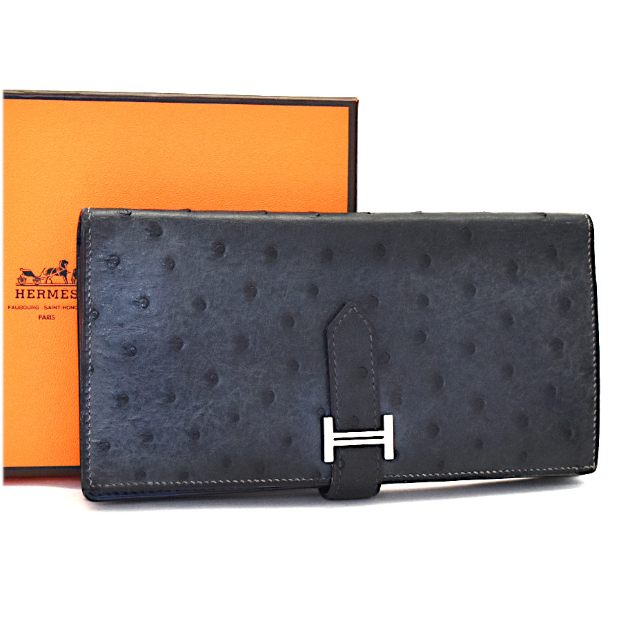 楽天市場】【中古】エルメス 長財布 ベアンスフレ