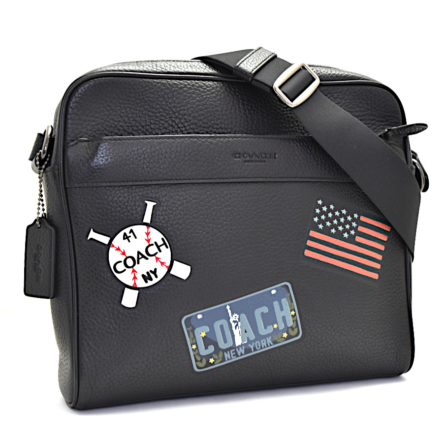 【新品・未使用】　COACH コーチ　フラップ式メッセンジャーバッグ 楽天市場】【新品未使用品】【バッグ】COACH コーチ ベース