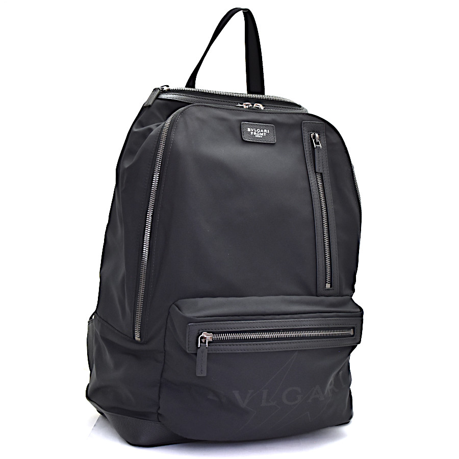BVLGARI リュック 楽天市場】BVLGARI ブルガリフロントファスナーポケット付きデイ