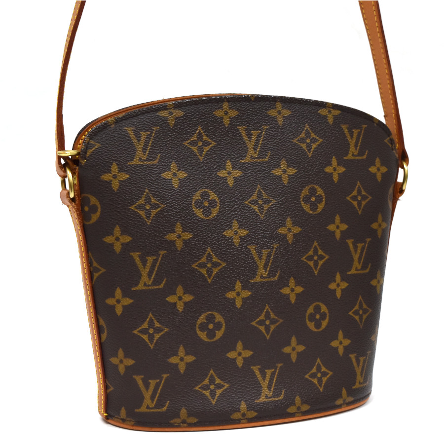 【中古】ルイヴィトン ショルダーバッグ ドルーオ M51290 モノグラム キャンバス&times;レザー LOUIS VUITTON [美品][送料無料]｜ブランドリサイクルストアスマイル