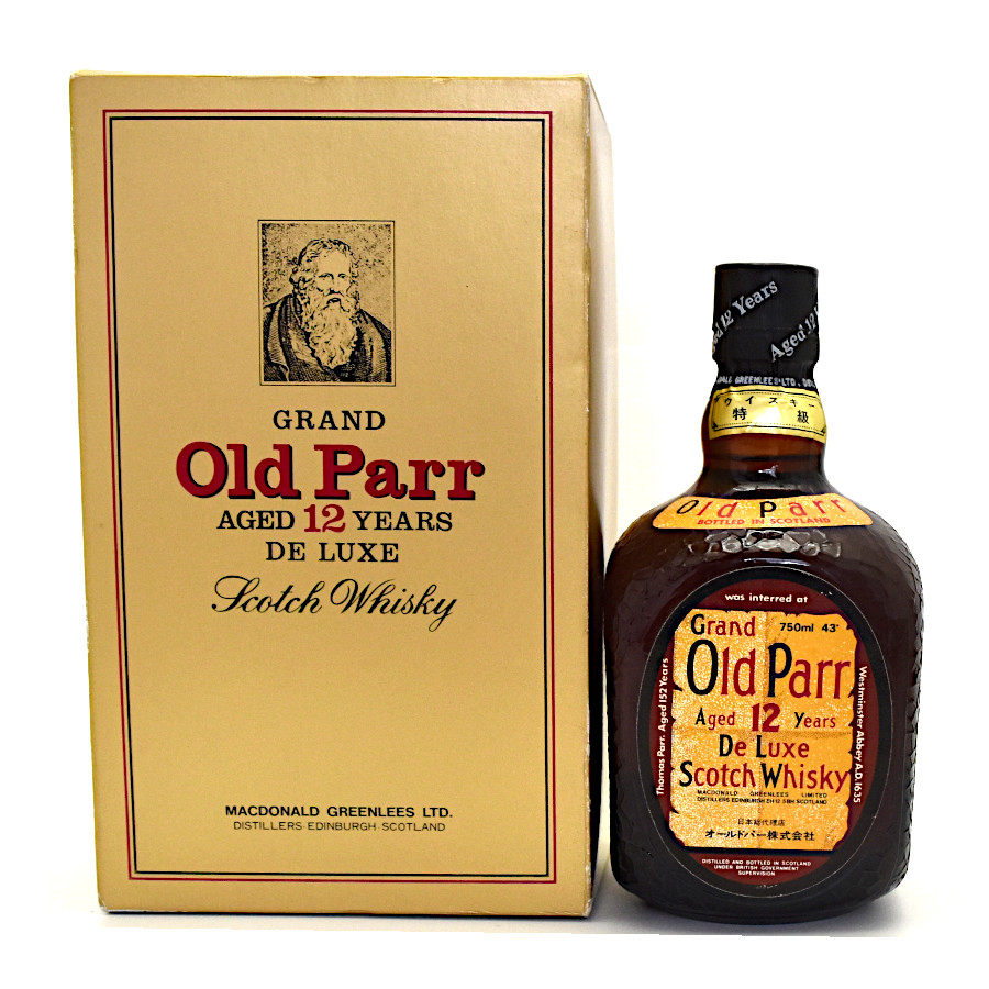 【中古】未開栓 ウイスキー オールドパー 12年 750ml 43% DELUXE スコッチウイスキー Old Parr [美品][送料無料]