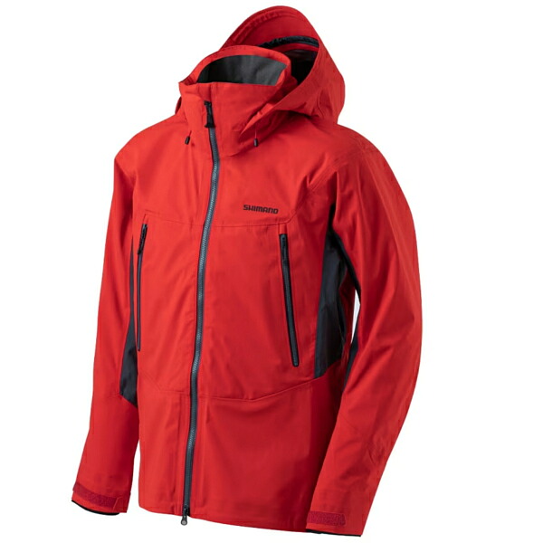 シマノ  GTX-ST アングラーズシェル 労働者階級上衣05  RA-021Z  赤いこと  2XL ( 2026年 3月新生産品 )