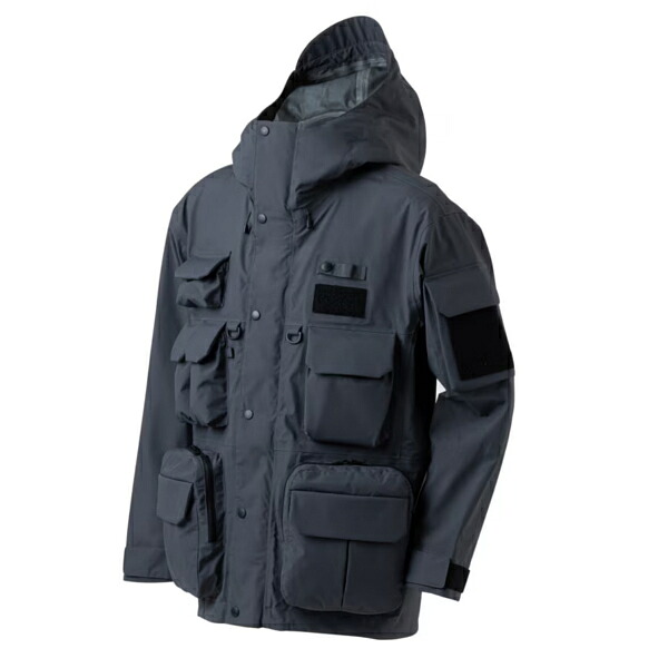 シマノ  ESレインジャケット 03  RA-023Z  暗灰色  2XL ( 2026年 3月新生産品 ) スポーツ・アウトドア-その他