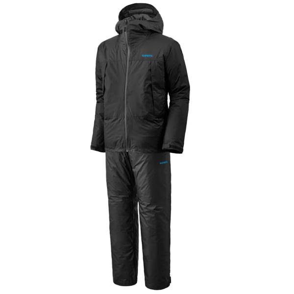 シマノ  ベーシックインサレーション レインスーツ 01  RB-057Xシマノ黒いこと  M