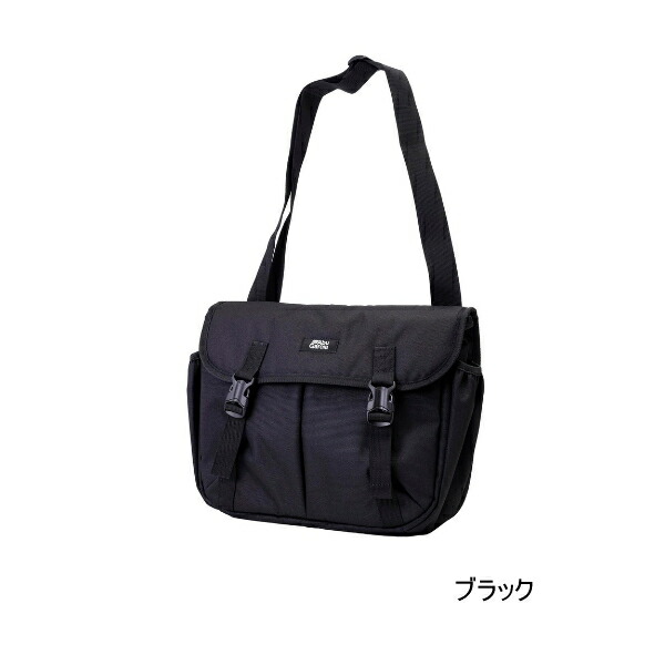 （26年3月新商いもの） アブガルシア 古典派音楽ショルダーバッグ 黒いこと 7.6L （返品不可） フィッシング-バッグ・ワレット