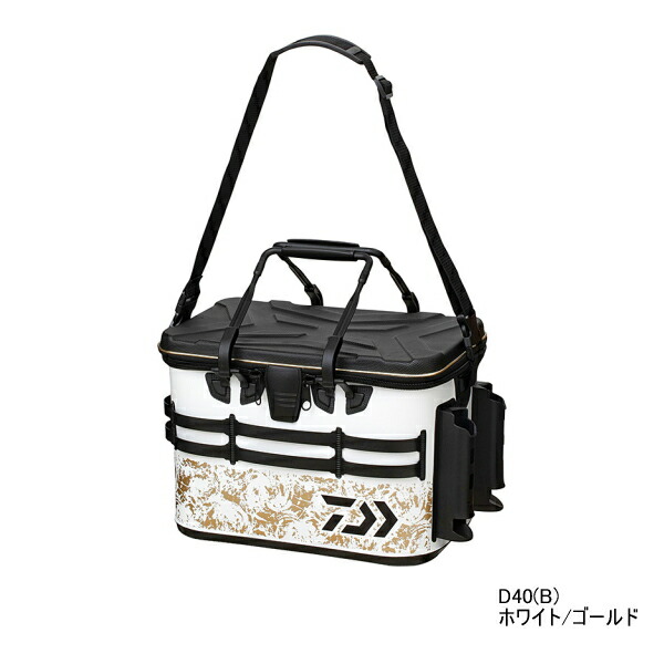 ≪'21年3月新商品 ≫ ダイワ ゴールド D40 ホワイト B AT タックルバッグ