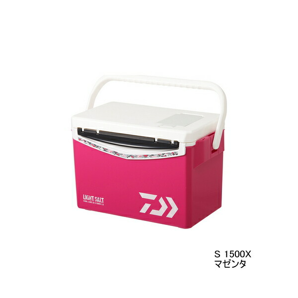 ≪22年9月新商品！≫ ダイワ クールラインα ライトソルト S 1500X LS マゼンタ 15L