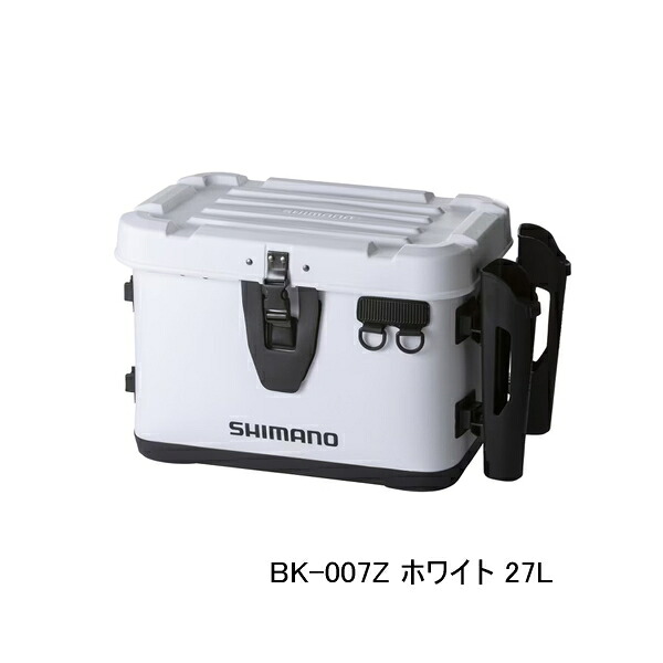 (26年9月新商品) シマノ ロッドレスト UHタックルバッカン BK-007Z ホワイト 27L (9月発売予定/ご予約受付中)|釣具総合卸売販売 フーガショップ2