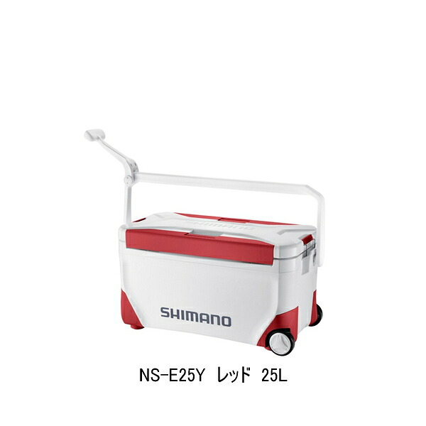 ≪'24年4月新商品！≫ シマノ スペーザ ライト キャスター NS-E25Y レッド 25L｜釣具総合卸売販売 フーガショップ2
